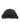 1940s Black Disk Trimmed Casque Half Hat