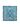 Vintage Style Square Scarf - Aqua Swirl