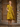 1940s Vintage Style Melody Gold Shirtwaist Dress