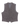 1940s Style Clubman Single Breasted Waistcoat - Foundry Grey