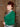 Cotton & Merino Vintage Style Daydream Cardigan - Gemstone Green
