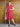 Keepsake Socialite 1950s Linen Blend Dress - Rouge Pink
