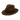 Chocolate Brown Goodwood 50s Style Fedora Hat