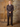 1940s Vintage Deliverance Demob Pinstripe Suit - Brown