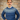 Scottish Wool Fairisle Crewneck Jumper - Denim Blue