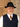Vintage Black 1940s Style Mayfair Fedora