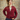 Socialite Pure Wool Fairisle Cardigan - Claret