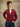 Socialite Pure Wool Fairisle Cardigan - Claret