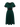 1950s Style Emerald Green Dress With Basque Waist