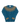 Socialite Fair Isle Scottish Wool Cardigan - Neptune Blue