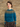 Socialite Fair Isle Scottish Wool Cardigan - Neptune Blue