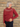 Socialite Fair Isle Scottish Wool Jumper - Framboise Red