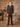 Vintage Style Deliverance Demob Suit - Brown Herringbone