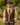 1940s Style Rufus Knitted Waistcoat - Coffee Bar