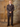 3 Piece Suit Bundle Deliverance Demob - Brown Pinstripe
