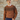 Scottish Wool Fairisle Crewneck Jumper - Whiskey Brown