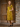 1940s Vintage Style Melody Gold Shirtwaist Dress