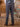 1940s Style Clubman Fishtail Pants - Foundry Grey