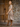 1940s Style Lumber Jill Check Day Dress - Caramel