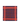Italian True Vintage Check Scarf - Red & Blue