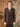 Vintage Style Deliverance Double Breasted Jacket - Brown Herringbone