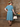 Soirée Socialite 1940s Style Dress & Bolero Set - Crystal Blue